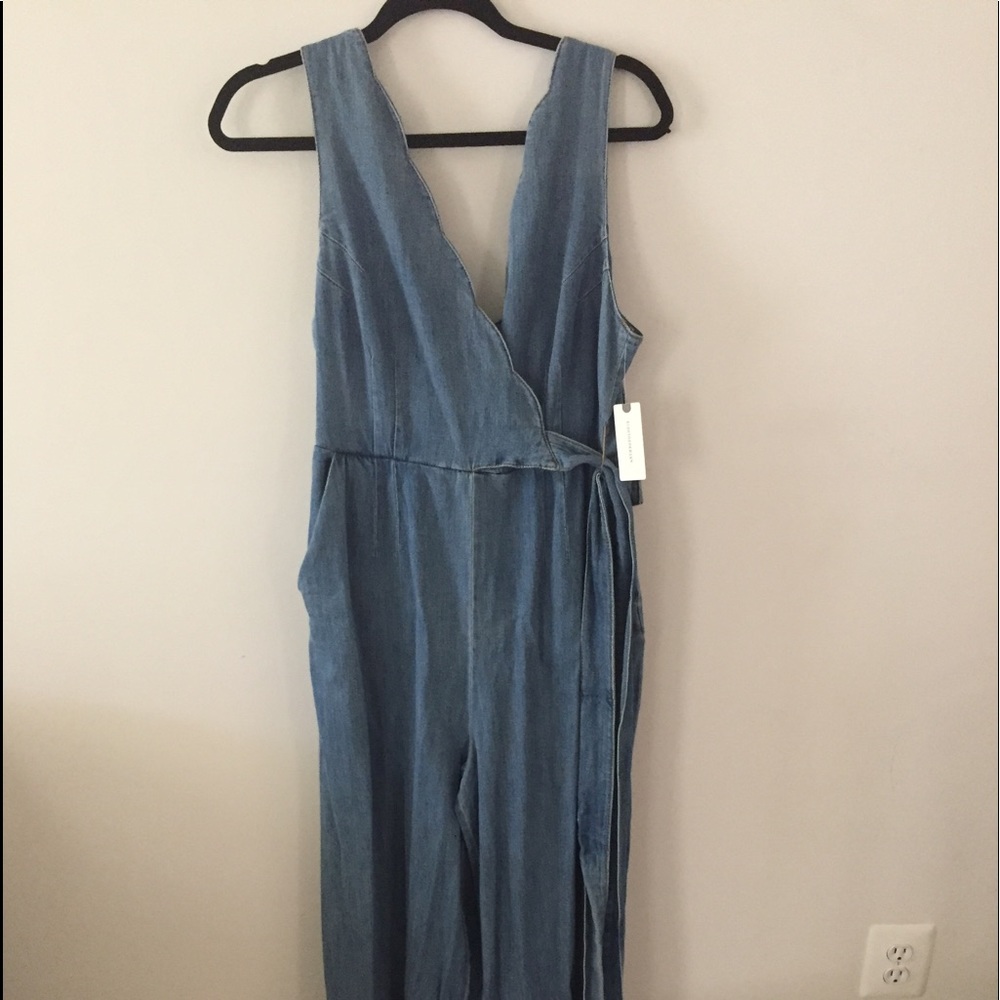 Anthropologie Jean jumpsuit